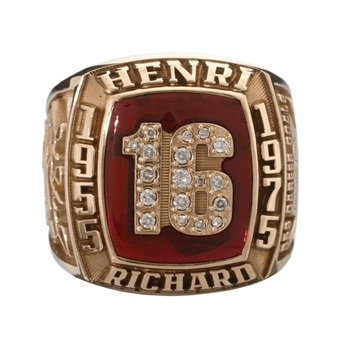 Henri Richard Montreal Canadiens Limited Edition Career Ring (Richard LOA)